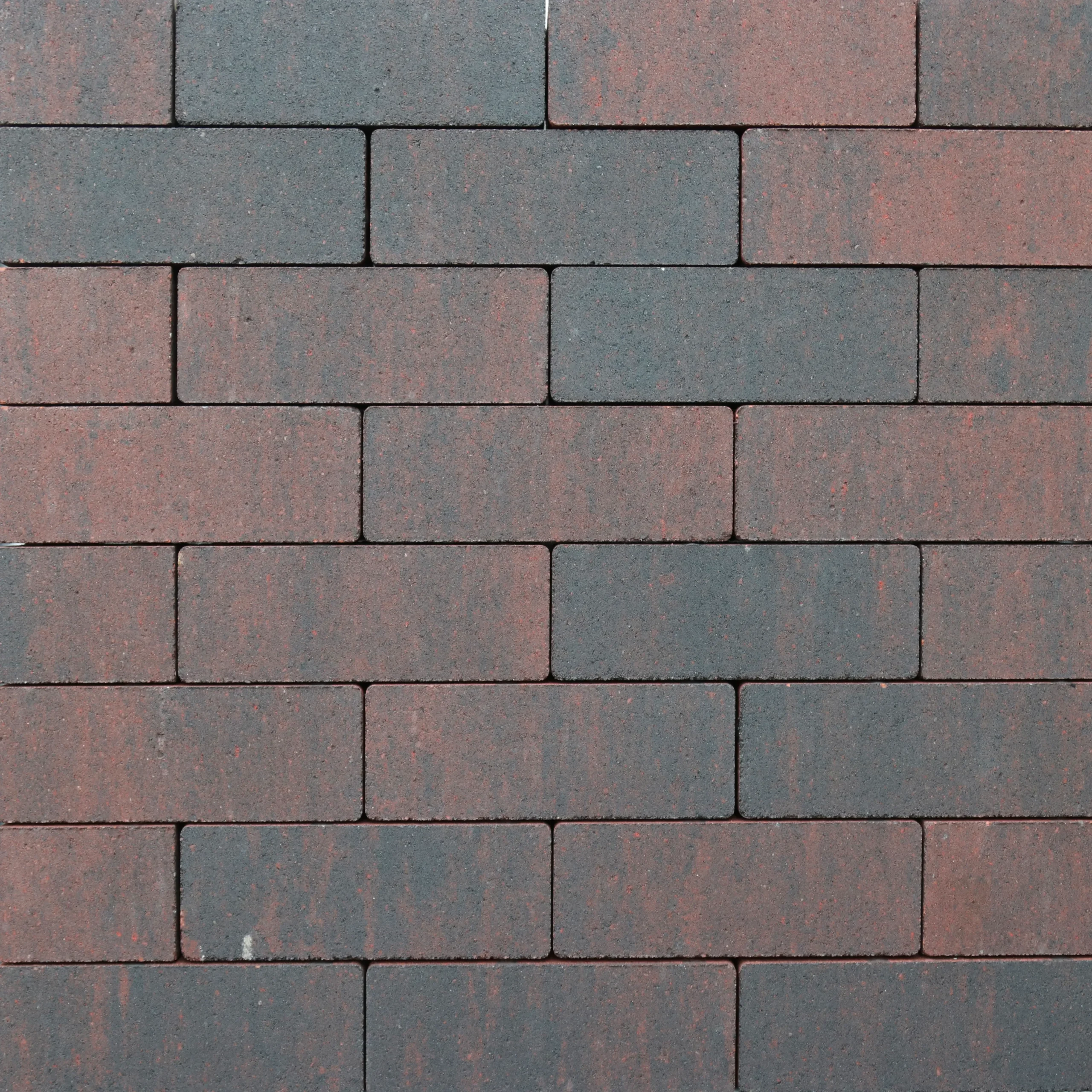 Strackstone Crown GRN+ Dikformaat 21x7x8 vlak wijnrood/antraciet genuanceerd KOMO PL2 - Afbeelding 2