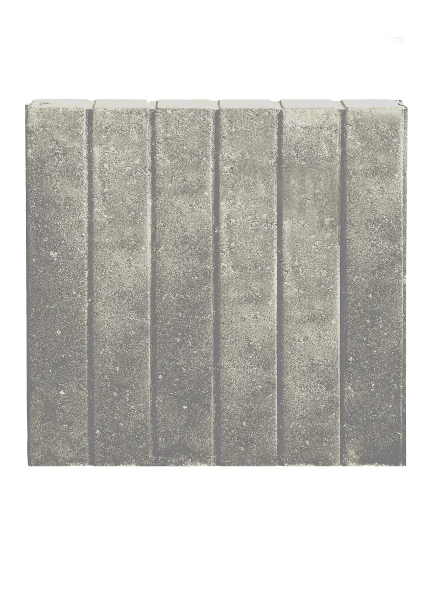Rectoband Ø8x50x50cm Grijs