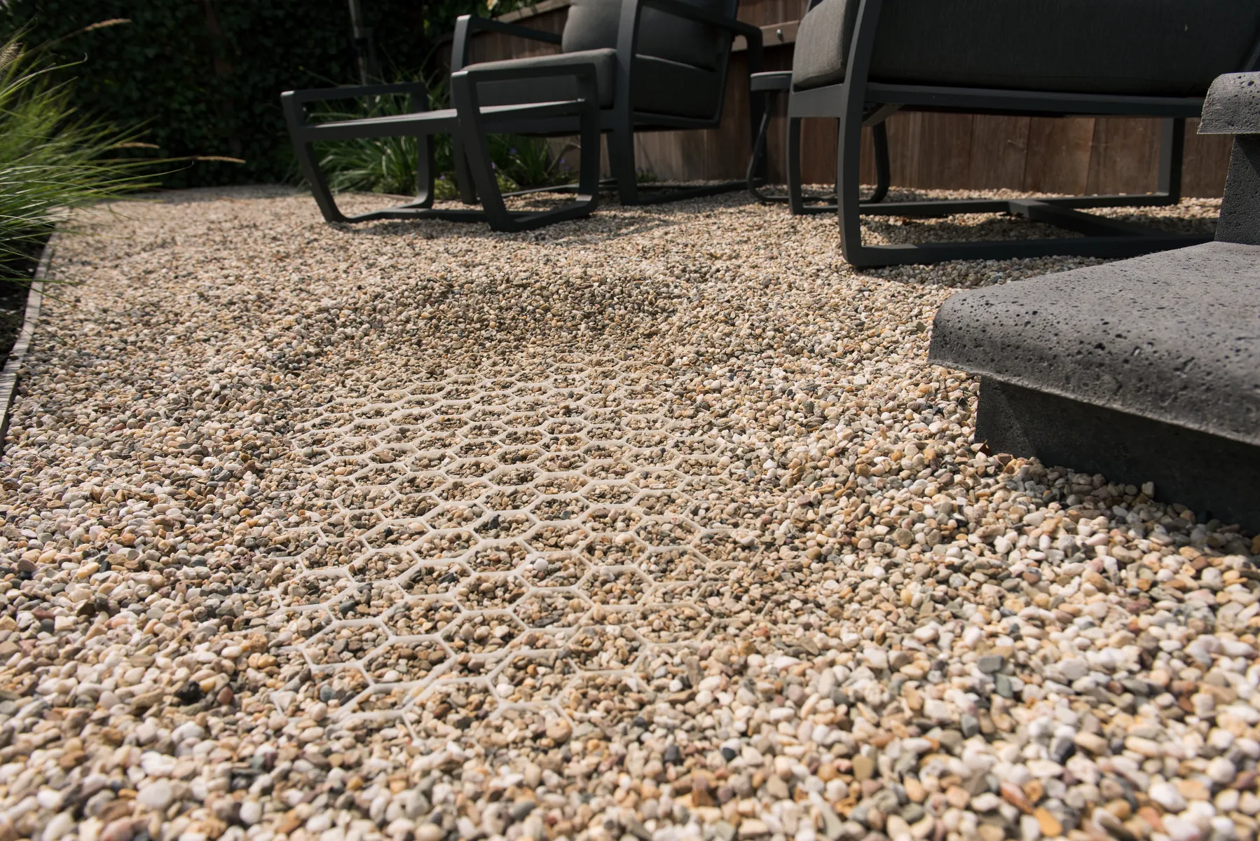 Grindrooster met worteldoek EuroGravel Plus Wit 120x100x3 cm - Afbeelding 5