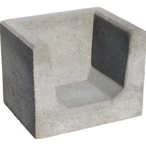 Hoek U-element 40x50x40 cm Grijs