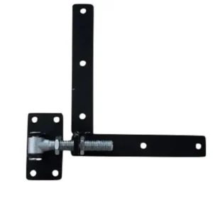 Verstelbaar Poortbeslag Rechts L=300mm Zwart