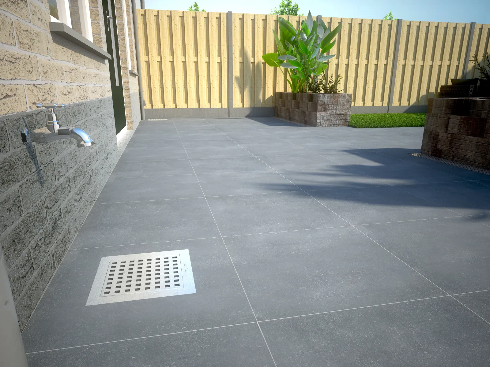 Hydroblob infiltratieput met grafiet rooster