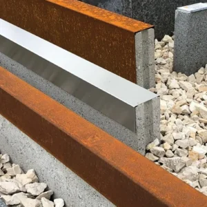 Randbescherming Cortenstaal Special 200x6x20cm t.b.v. opsluitband