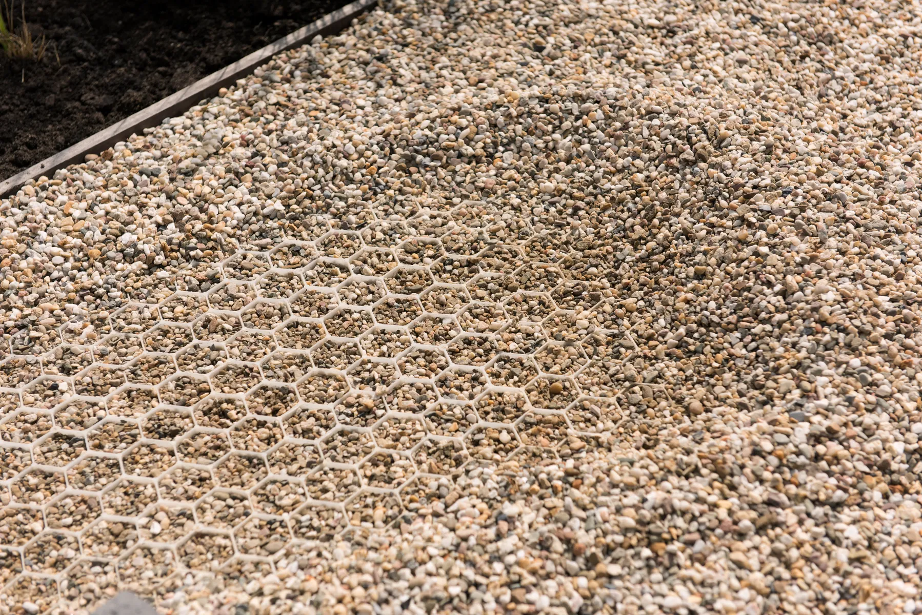 Grindrooster met worteldoek EuroGravel Plus Wit 120x100x3 cm - Afbeelding 7