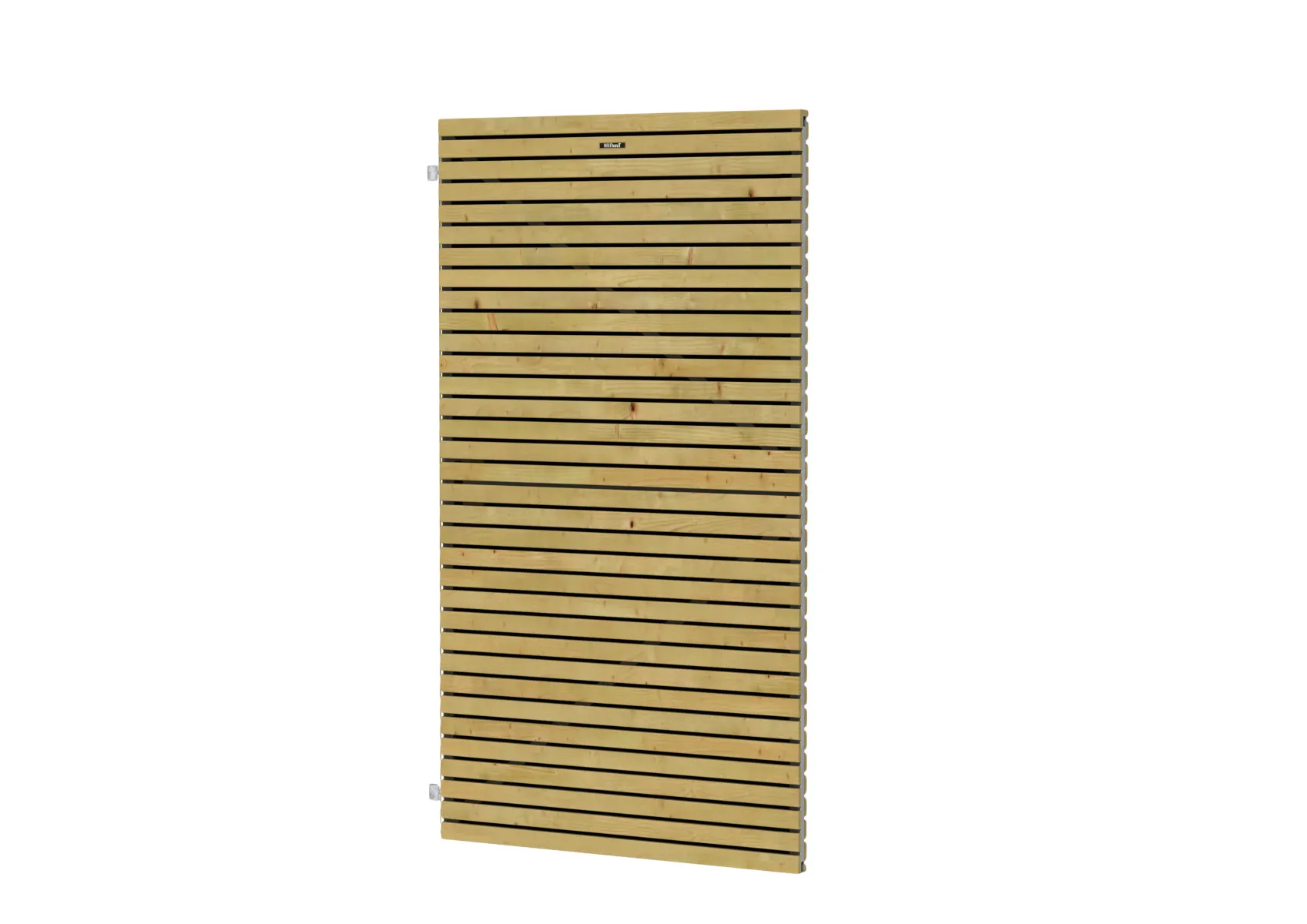 Hillhout Elan Deur Op Stalen Frame Balkprofiel 180x100cm Recht Groen Geïmpregneerd