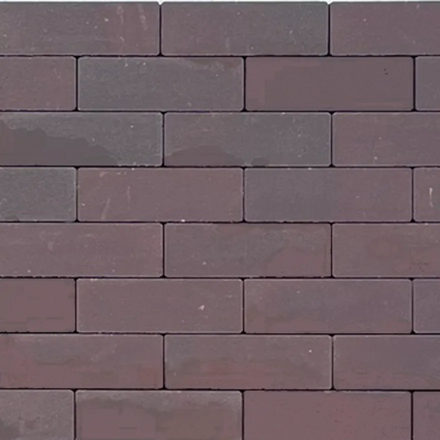 Strackstone Kera GRN+ Dikformaat 21x7x8 vlak elleboogverband rood/bruin genuanceerd PL2