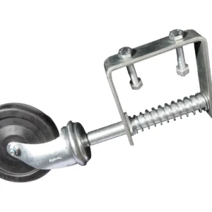 Loopwiel met veer voor tuinhek Gegalvaniseerd