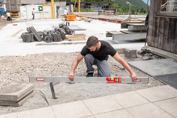 SOLA Strijklat met libel en handgreep SLG 2 200cm - Afbeelding 2