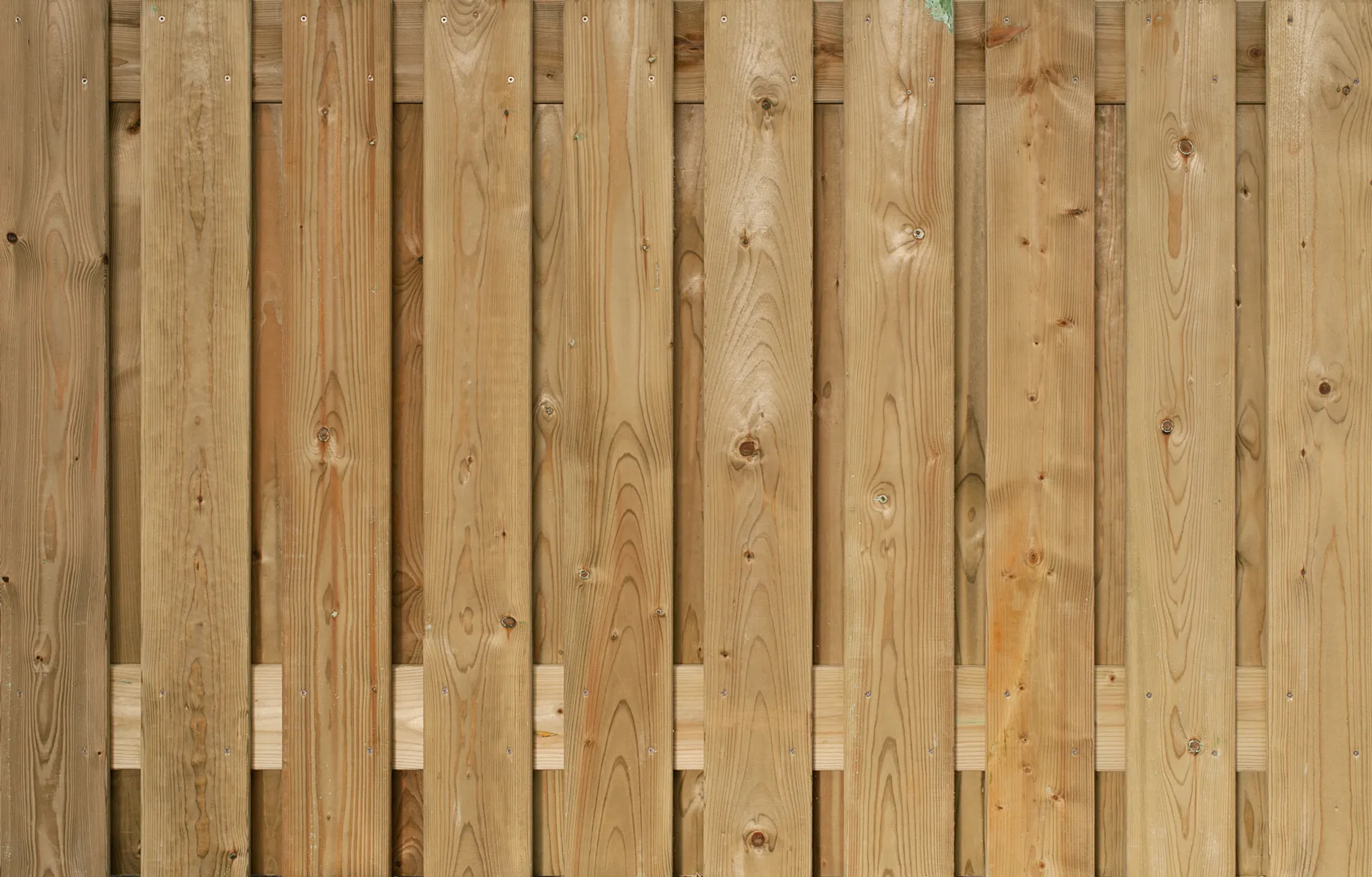 Tuinscherm Breda Grenen Geschaafd 21-planks 17x140mm 130x180cm Recht Groen Geïmpregneerd - Afbeelding 2