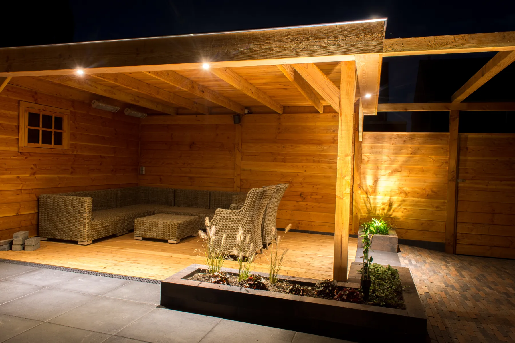 ACO Hexaline Goot met Zwart Rooster 100cm - Afbeelding 3