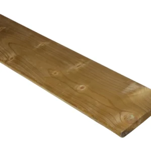 ME Vuren Plank Geschaafd 360x14,5x1,8cm Groen Geïmpregneerd
