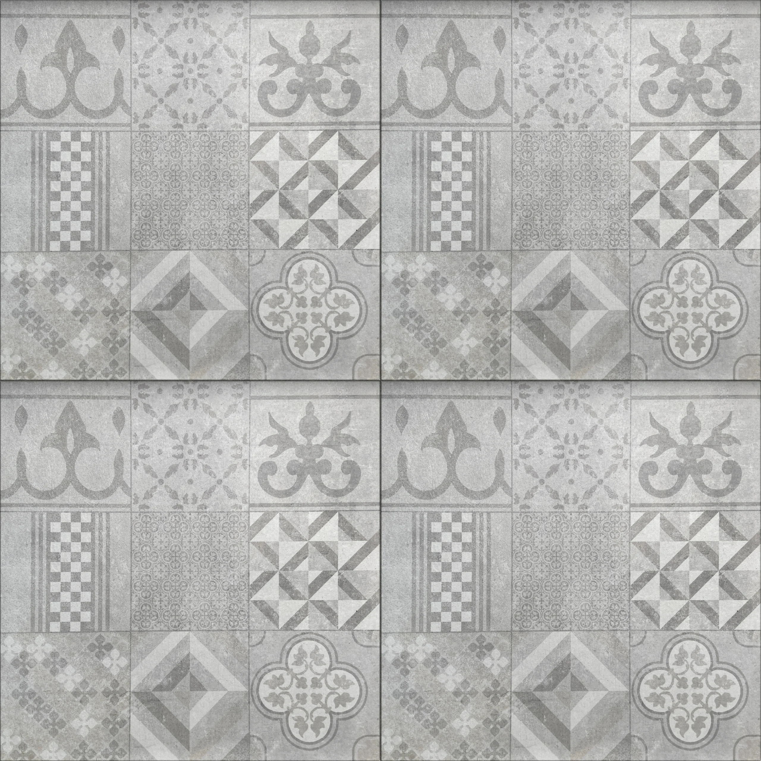 Ceramiton Titan 60x60x4cm Mosaïc Silver