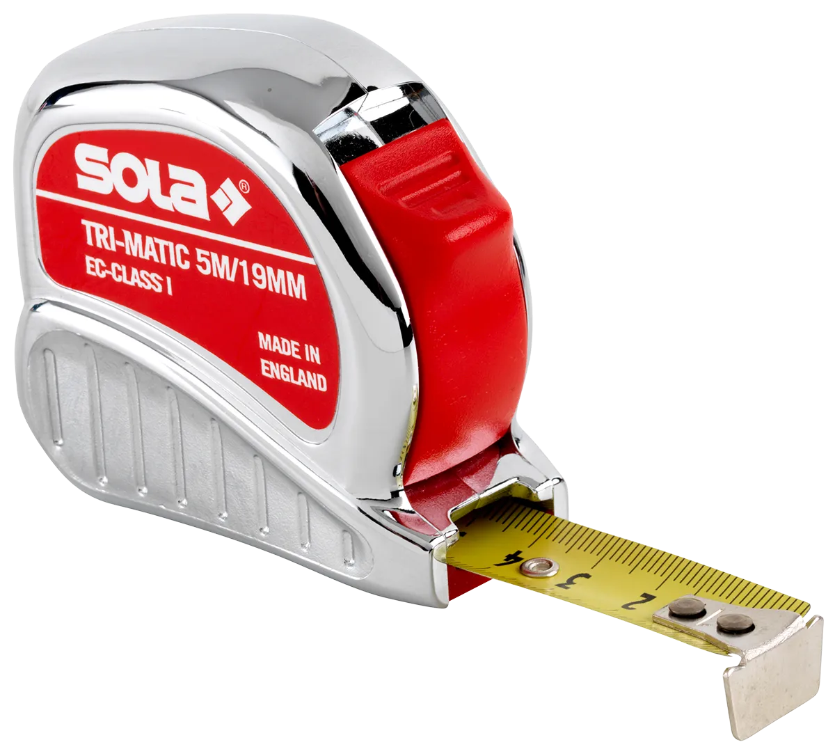 SOLA Rolbandmaat 25mm Tri-Matic TM 10m - Afbeelding 3