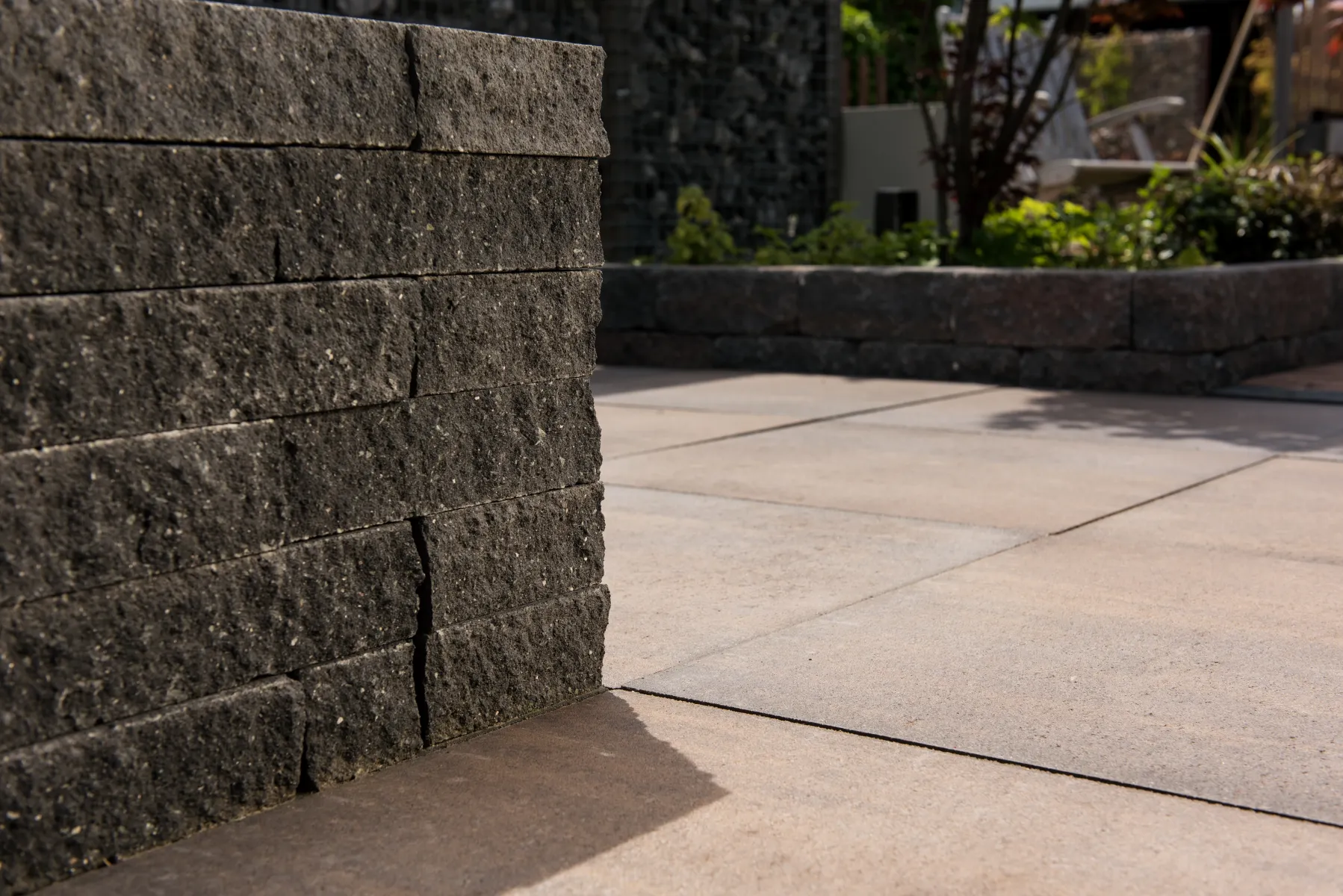 Wallblock Split Antraciet 15x6x40cm