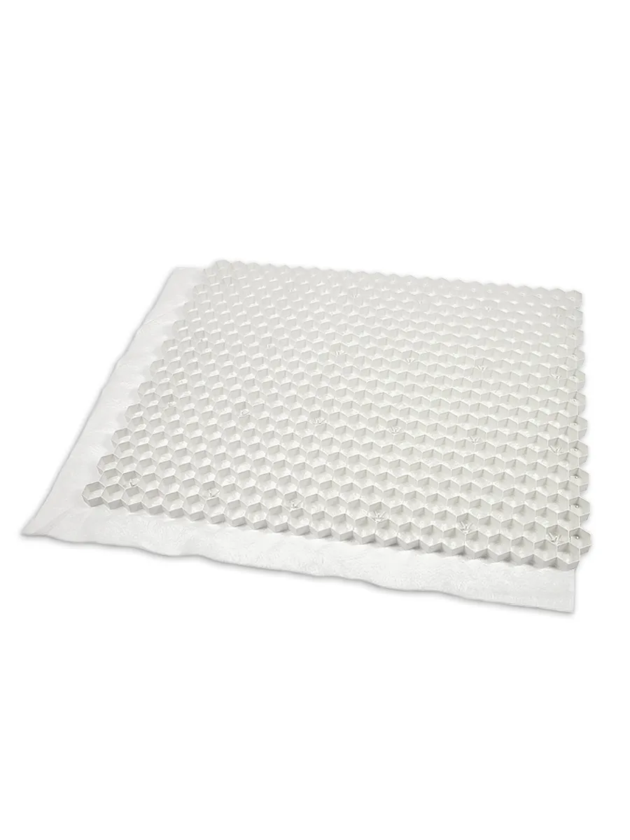 Grindrooster met worteldoek EuroGravel Plus Wit 120x100x3 cm - Afbeelding 2