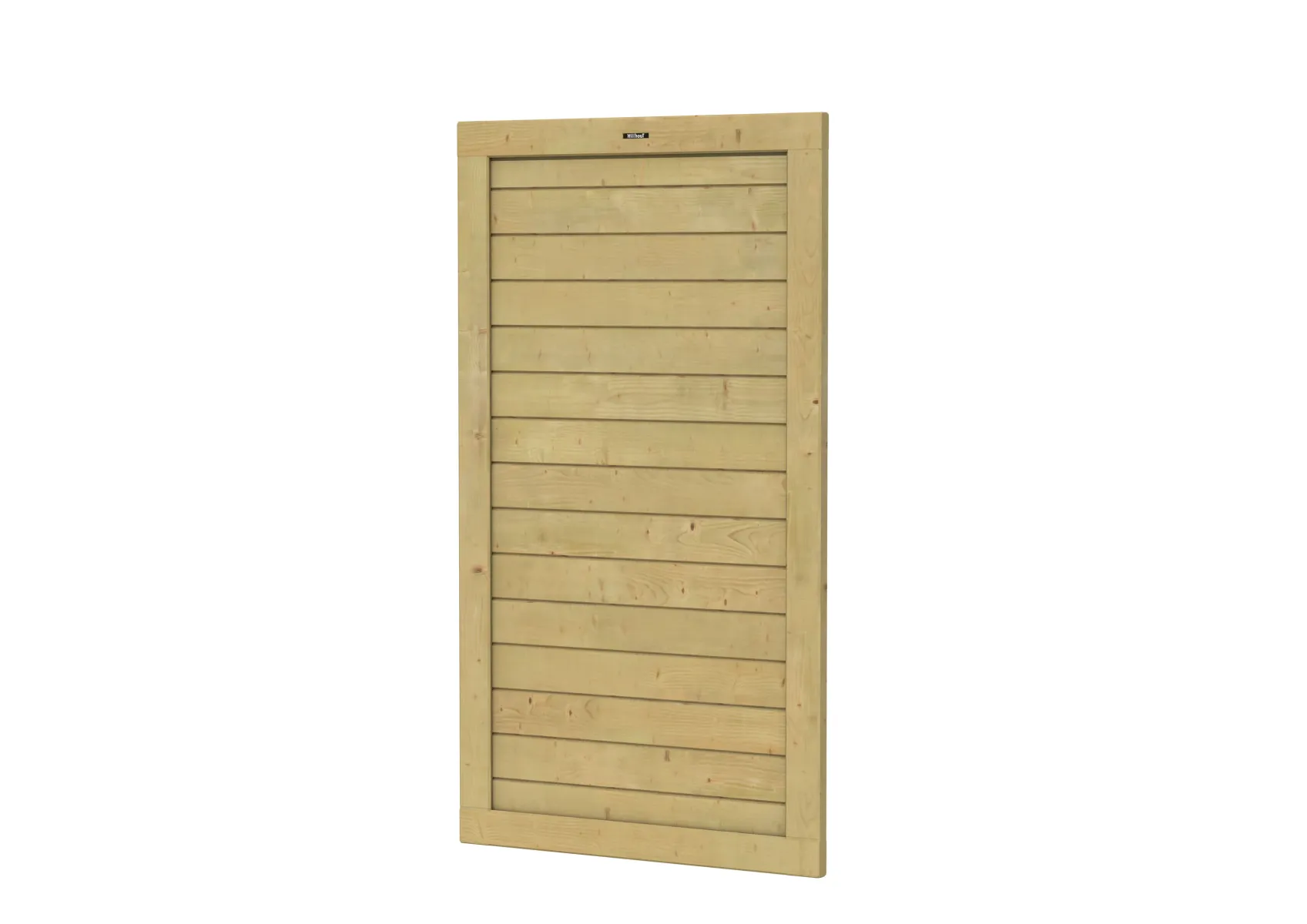 Hillhout Basic Deur Vuren 100x180cm Recht Planken 1,8cm Groen Geïmpregneerd