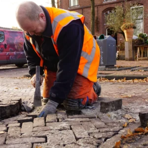 De Wit Straathamer 7cm glasfibersteel