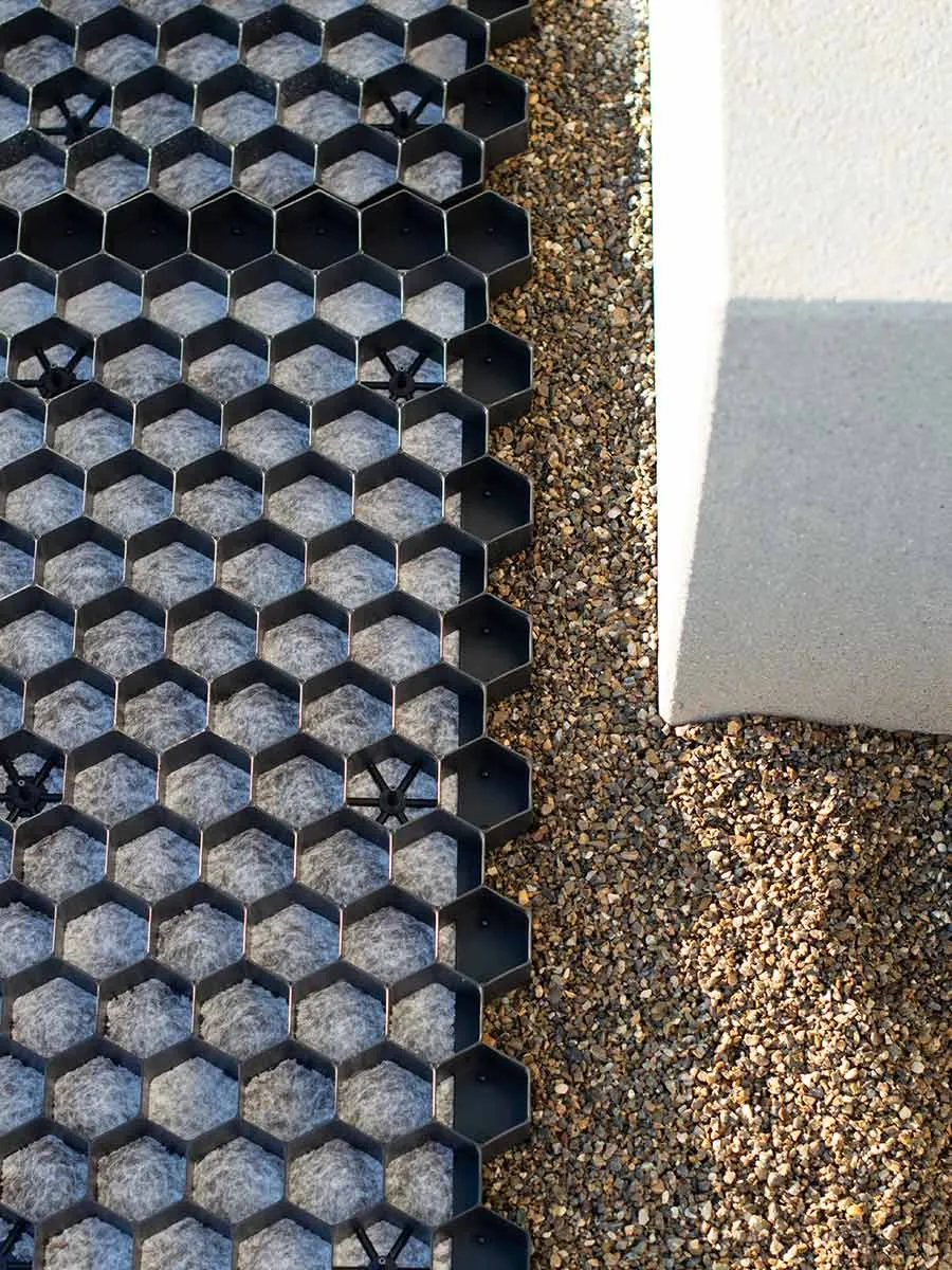 Grindrooster met worteldoek EuroGravel Plus Antraciet 120x100x3 cm - Afbeelding 9