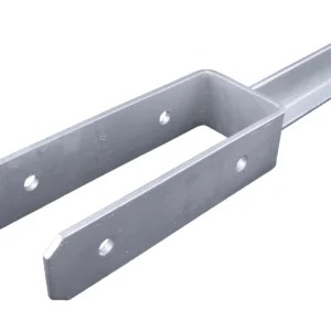 U-pergoladrager 71mm met T-pen Verzinkt