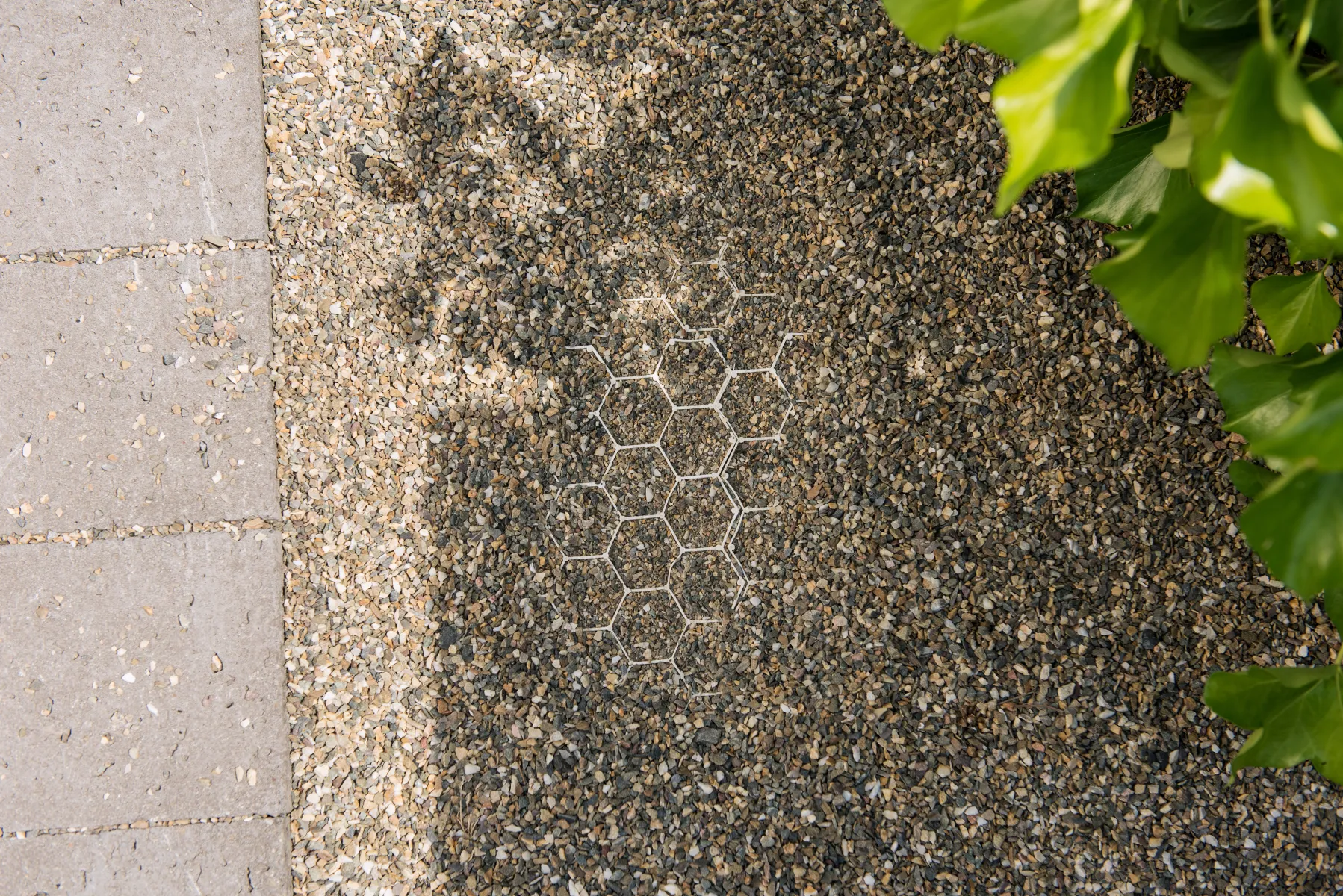Grindrooster met worteldoek EuroGravel Plus Wit 120x100x3 cm - Afbeelding 4