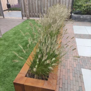 Cortenstaal Overzetstuk 500x450x120mm t.b.v. wallblock