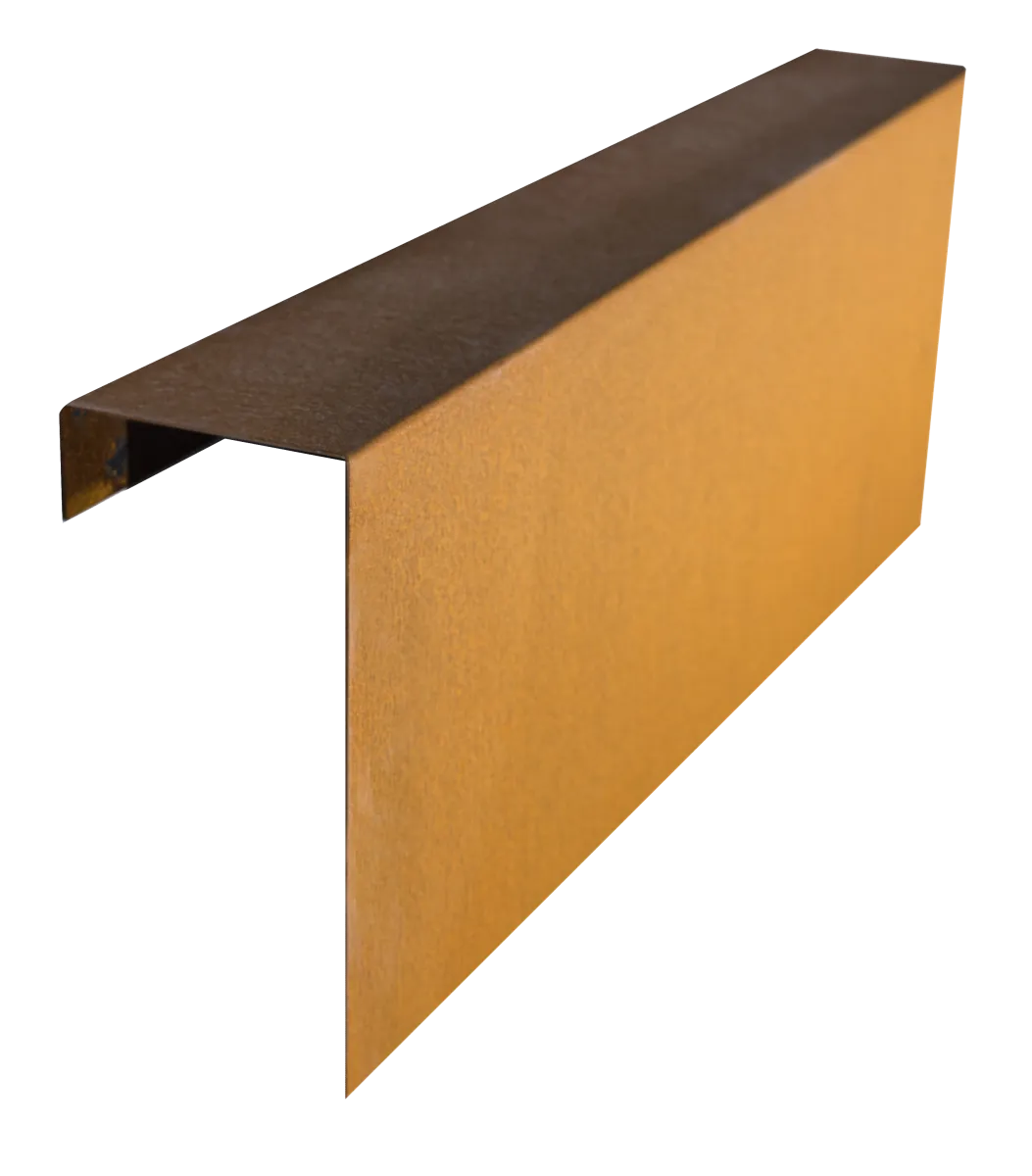Cortenstaal Overzetstuk 1000x300x150mm t.b.v. wallblock - Afbeelding 2