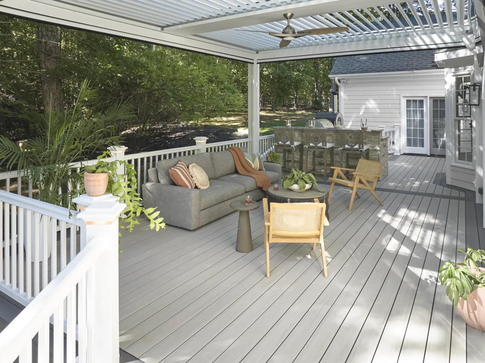 TimberTech Landmark PVC Vlonderplank 2,5x14x366cm Boardwalk - Afbeelding 8