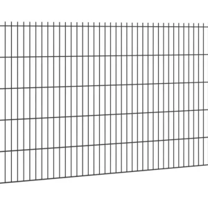 Hillfence Dubbelstaafmat Hekwerk Zwart 103x250 cm