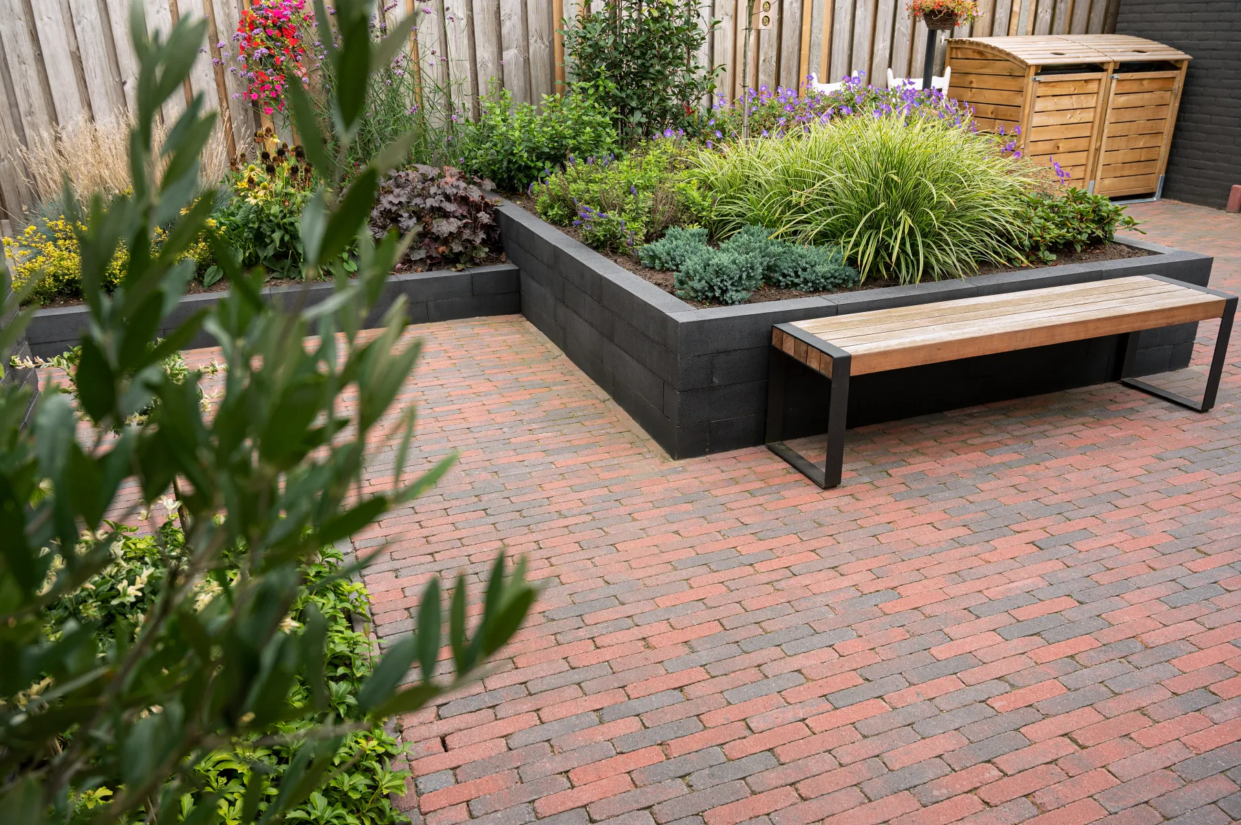 Tambour 20x5x7cm rood/zwart - Afbeelding 5