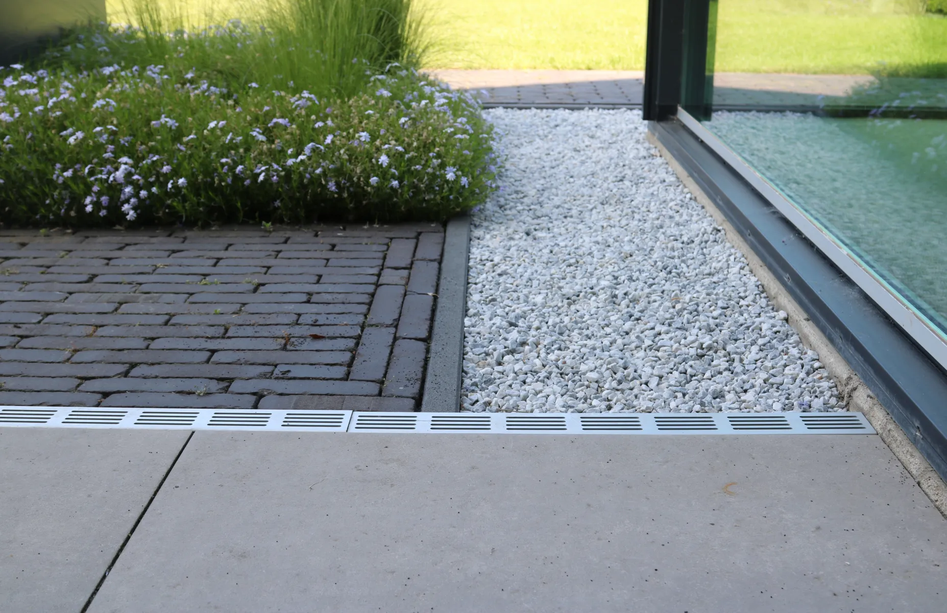 Star Drain 65/100 Lijngoot - Grijs (Aluminium) 100cm - Afbeelding 3