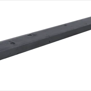 Grenen Afdeklat Piramide 3,5x8,5x180cm zwart gedompeld