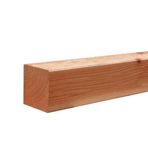 Douglas Paal Geschaafd 8,5x8,5x300cm 1 Zijde Geschaafd 1 Zijde Fijnbezaagd Onbehandeld