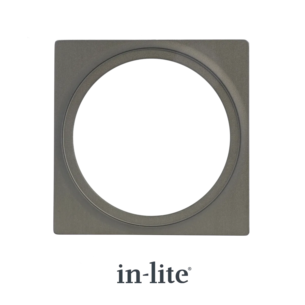 In-Lite PLATE 1 afdekplaat pearl grey geschikt voor Big Flux - Luna