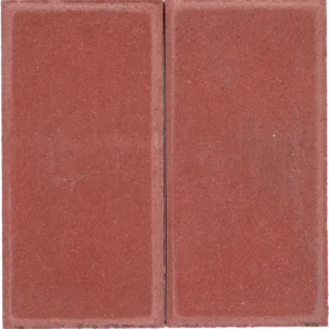 Halve Betontegel 30x15x4,5cm Rood
