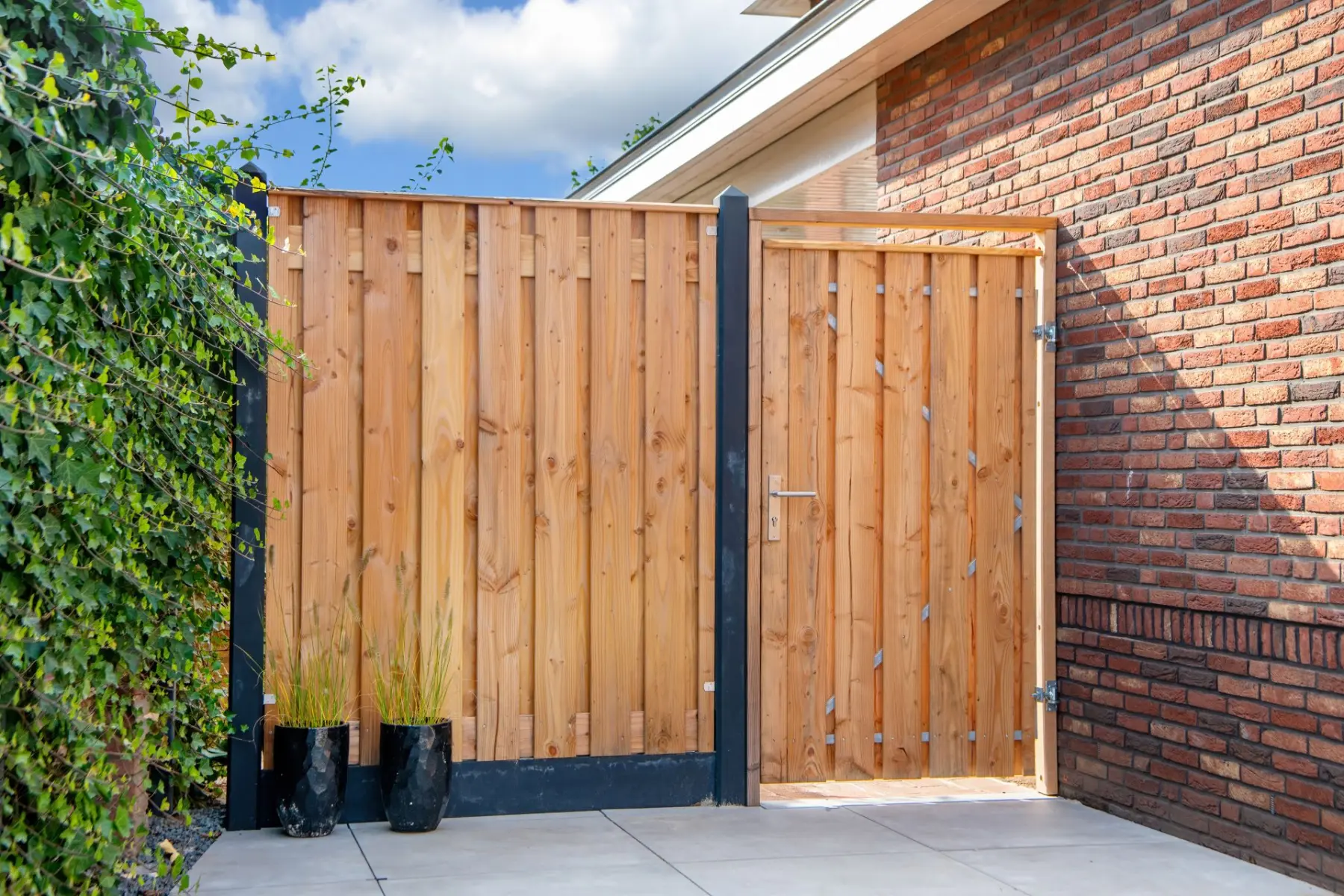 Tuinscherm Breukelen (19+2) Douglas Geschaafd 180x180cm - Afbeelding 4