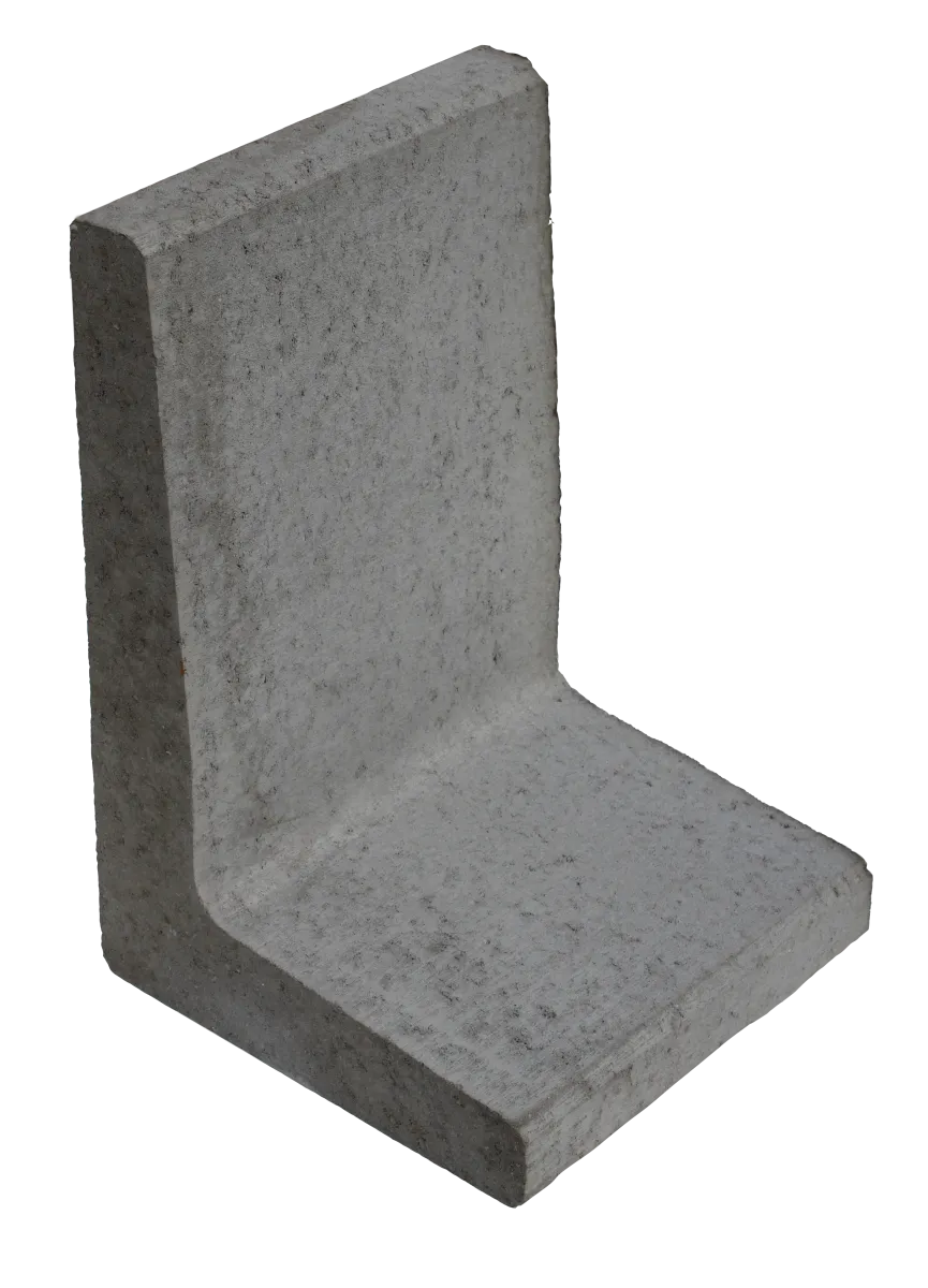 L-element 60x40x40x8cm Grijs