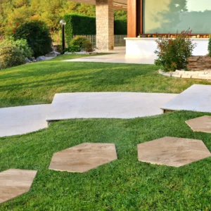 Staptegel Hexagons Foresta Chiaro Ø60x52x2cm