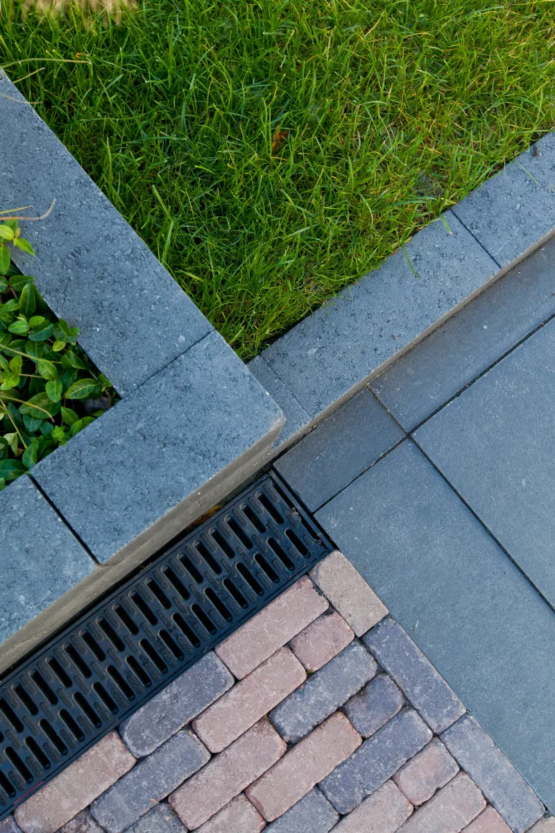 ACO Hexaline Goot met Zwart Rooster 100cm - Afbeelding 4