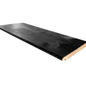 Excellent/Elegant Achterwand Vuren Zwart half lips vertic. 5