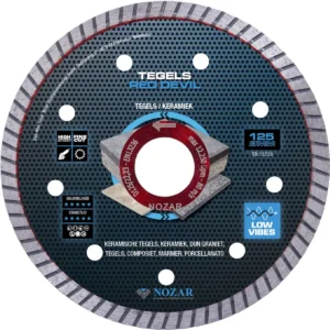Diamantzaag D125/22,2mm Red Devil Tegels
