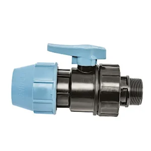 Unidelta Tyleenslang PP kogelkraan Kiwa 1x klem 25mm 1x buitendraad ¾