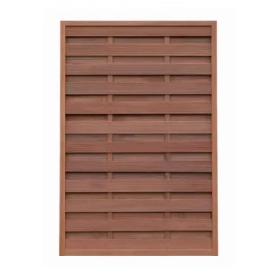 Keruing Elegant scherm 120x180cm Premium FSC®100%