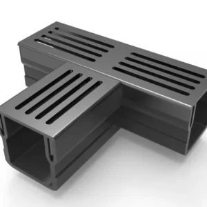 Star Drain Mini 65/60 T-stuk - Zwart (Aluminium)