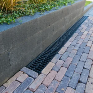 ACO Hexaline Goot met Zwart Rooster 100cm