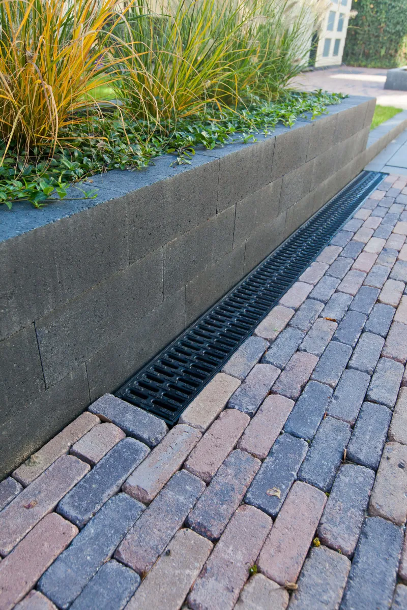 ACO Hexaline Goot met Zwart Rooster 100cm