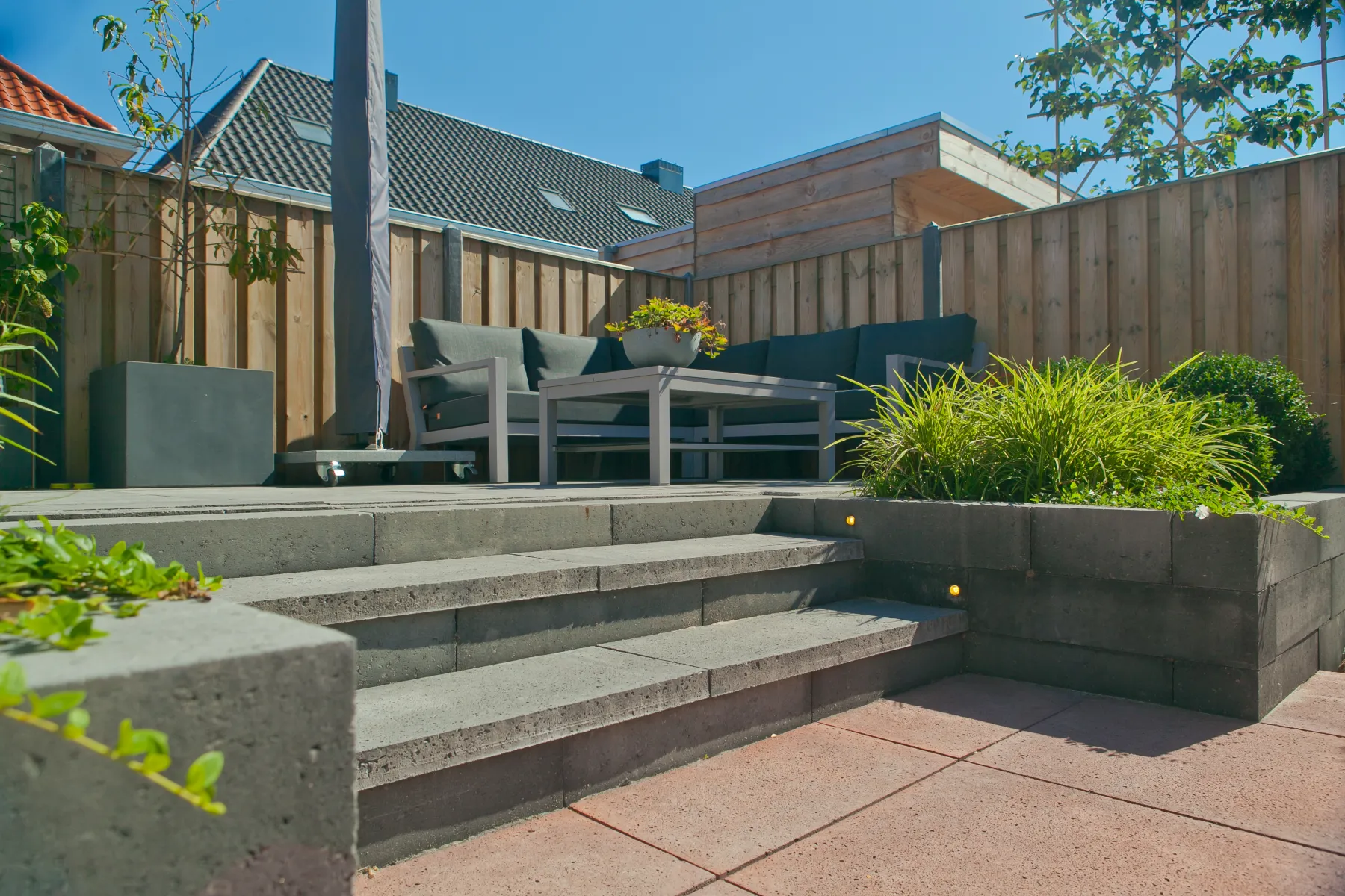 Schellevis Oudhollands Rood/Bruin Tegel 60x60x5cm - Afbeelding 5