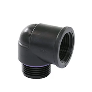 Self-Seal PP knie 90° binnendraad x buitendraad 1x1