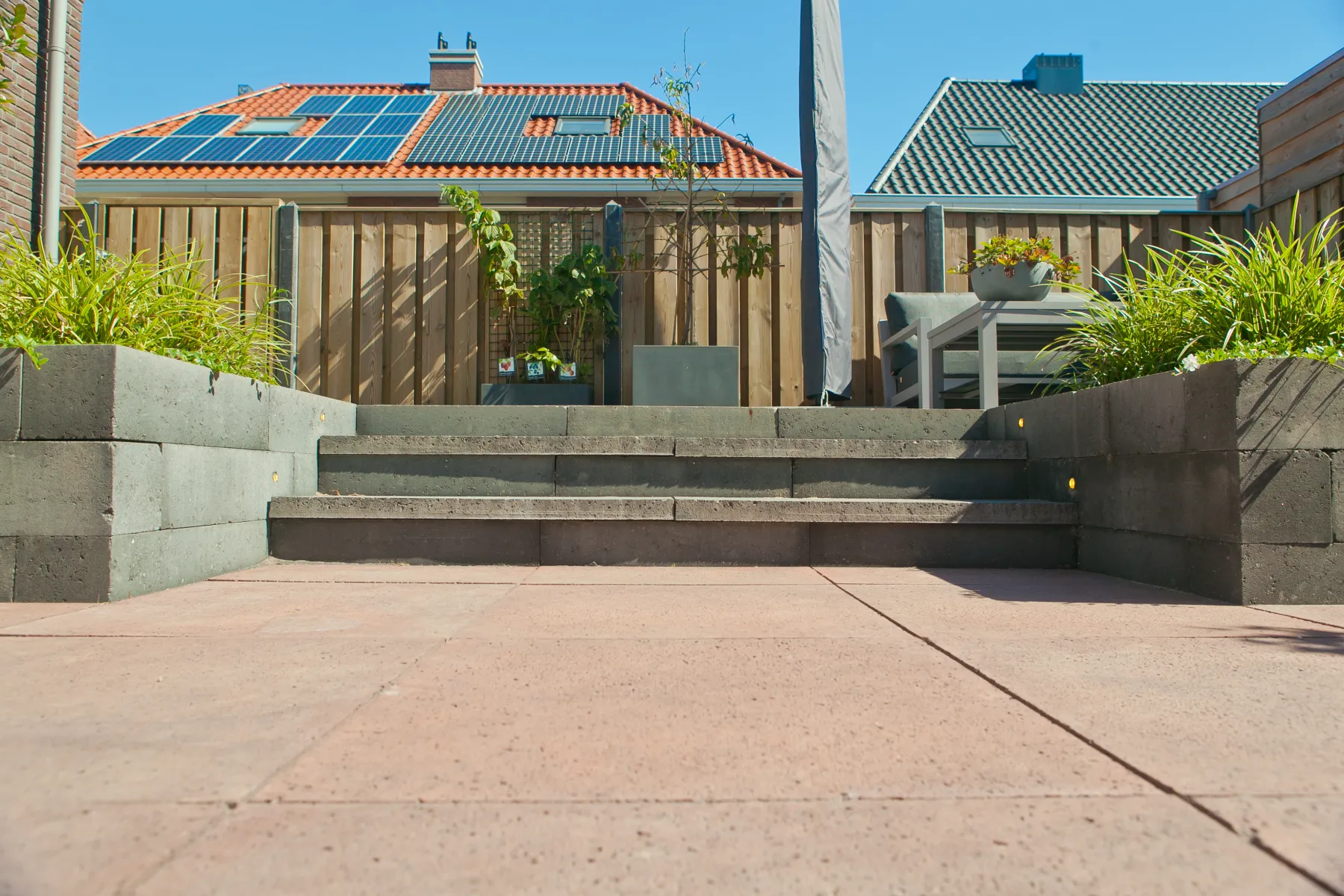 Schellevis Oudhollands Rood/Bruin Tegel 60x60x5cm - Afbeelding 7