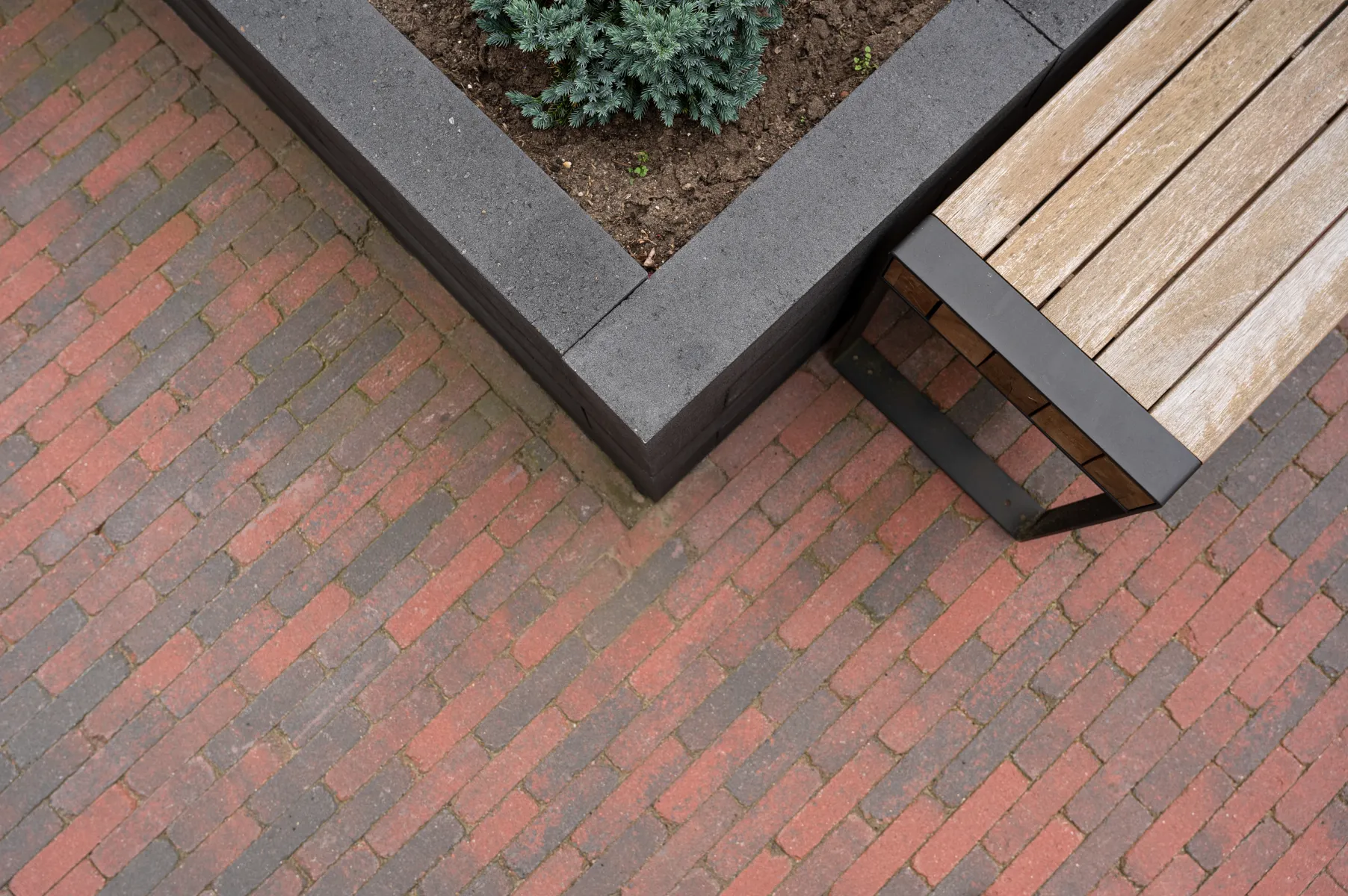 Tambour 20x5x7cm rood/zwart - Afbeelding 3